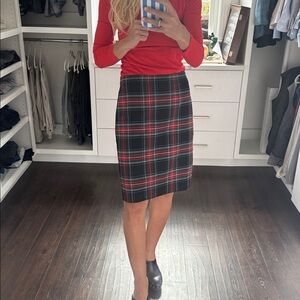 J Crew Plaid Skirt 4